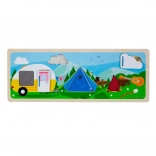 Bigjigs Toys Sensorik-Puzzle – Camping in der Natur