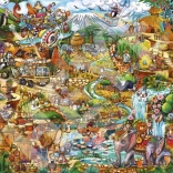Puzzle 2000 Teile Exotische Safari