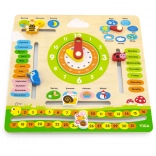 VIGA Bildungs-Holzkalender für Kinder