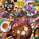 Puzzle Nähmaschine Tisch 2000 Teile Educa