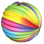 Lampion Kugel Regenbogen 25 cm