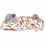 Bigjigs Rail Holzeisenbahn Bergstrecke 112 Teile