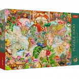 Trefl Puzzle Tea Time: Antike Weltkarte 1000 Teile