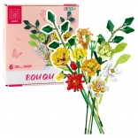 Konstruktionsset – dekorativer Blumenstrauß, 827 Teile