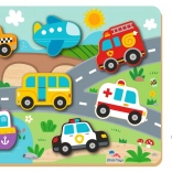 Einlegepuzzle Verkehr