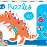 Educa Baby Puzzle Dinosaurier 5-in-1