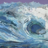 HEYE Puzzle Map Art: Welle 2000 Teile