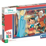 Puzzle CLEMENTONI Disney Pinocchio 104 Teile