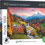 Puzzle TREFL UFT Wanderlust: Am Fuße der Alpen, 1000 Teile