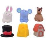 Flip-and-Change Wende-Tierchen – gummierte verwandelbare Spielzeuge