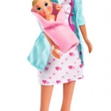 Puppe Steffi Kinderärztin mit Stethoskop