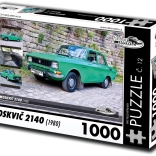 RETRO-AUTA Puzzle Moskwitsch 2140 (1980) 1000 Teile