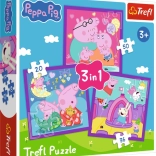 Puzzle Peppa Wutz 3-in-1 (20, 36, 50 Teile)