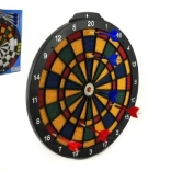Dartscheibe 40 cm mit 6 Pfeilen