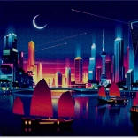 Puzzle CLOUDBERRIES Skyline – 1000 Teile