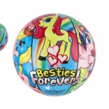 Bunter aufblasbarer Ball für Kinder mit Pony-Motiven