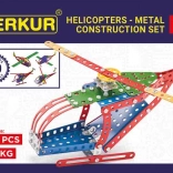 Baukasten Hubschrauber von MERKUR - 10 Modelle