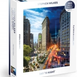 Galison Puzzle Flatiron Day to Night Stephen Wilkes 1000 Teile