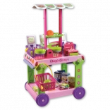 Androni mobiler Marktstand mit 30 Zubehörteilen, Höhe 85 cm