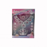 Prinzessinnen-Set: Krone, Ohrringe und Halskette