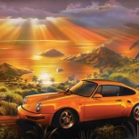 ART PUZZLE Puzzle Gelber Porsche 1500 Teile