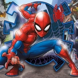 Puzzle 104 Teile Super Kolor - Spider-Man