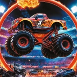 Puzzle Monster Truck 60 Teile