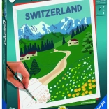 CreArt Jungfrau Region – Malen nach Zahlen für Kinder und Teenager