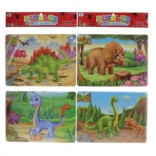 Dino-Puzzle 48 Teile und Ausmalbilder