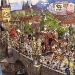 Puzzle Straßenumzug 2000 Teile