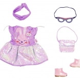 Baby Born Kleid für Puppe 43 cm - Set für Geburtstagsfeier