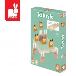 Janod - Zwei strategische Spiele in einem: Tic Tac Toe und Taktisches Rennen für Kinder ab 5 Jahren