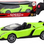 Grünes ferngesteuertes Sportauto 1:18
