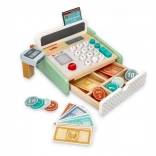 Pastellfarbene Kasse - Holzspielzeug