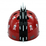 Fahrradhelm Piraten rot - klein