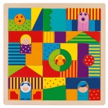 Holzmosaik Bauernhof