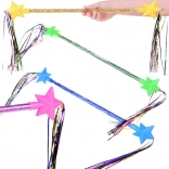 Zauberstab mit Gymnastikstab und Bändern