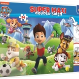 Doppelseitiges Puzzle Paw Patrol: Abenteuer Super Maxi 24 Teile