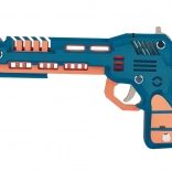 Holz-3D-Puzzle - Wolf mit Abschussgummis