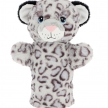Keeleco Plüsch-Handpuppe Schneeleopard