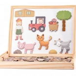 Magnetische und trocken abwischbare Tafel für Kinder