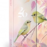 Wöchentlicher magnetischer Planer Vögel 2026