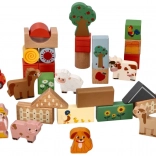 Holzbausteine – Abenteuer auf dem Bauernhof