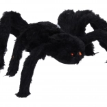 Große schwarze Spinne zu Halloween