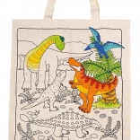 Baumwolltasche zum Ausmalen – Dinosaurier