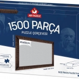 Puzzlerahmen 85x60 cm braun