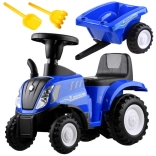 Kinder-Lauftraktor mit Anhänger New Holland