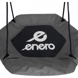 Sechseckige Schaukel Storchennest in grauer Farbe