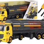 Montage-Tankwagen für Kinder mit Licht und Sound – gelb DIY