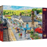 Trefl Puzzle Premium Plus Tea Time – Bahnhof 1000 Teile